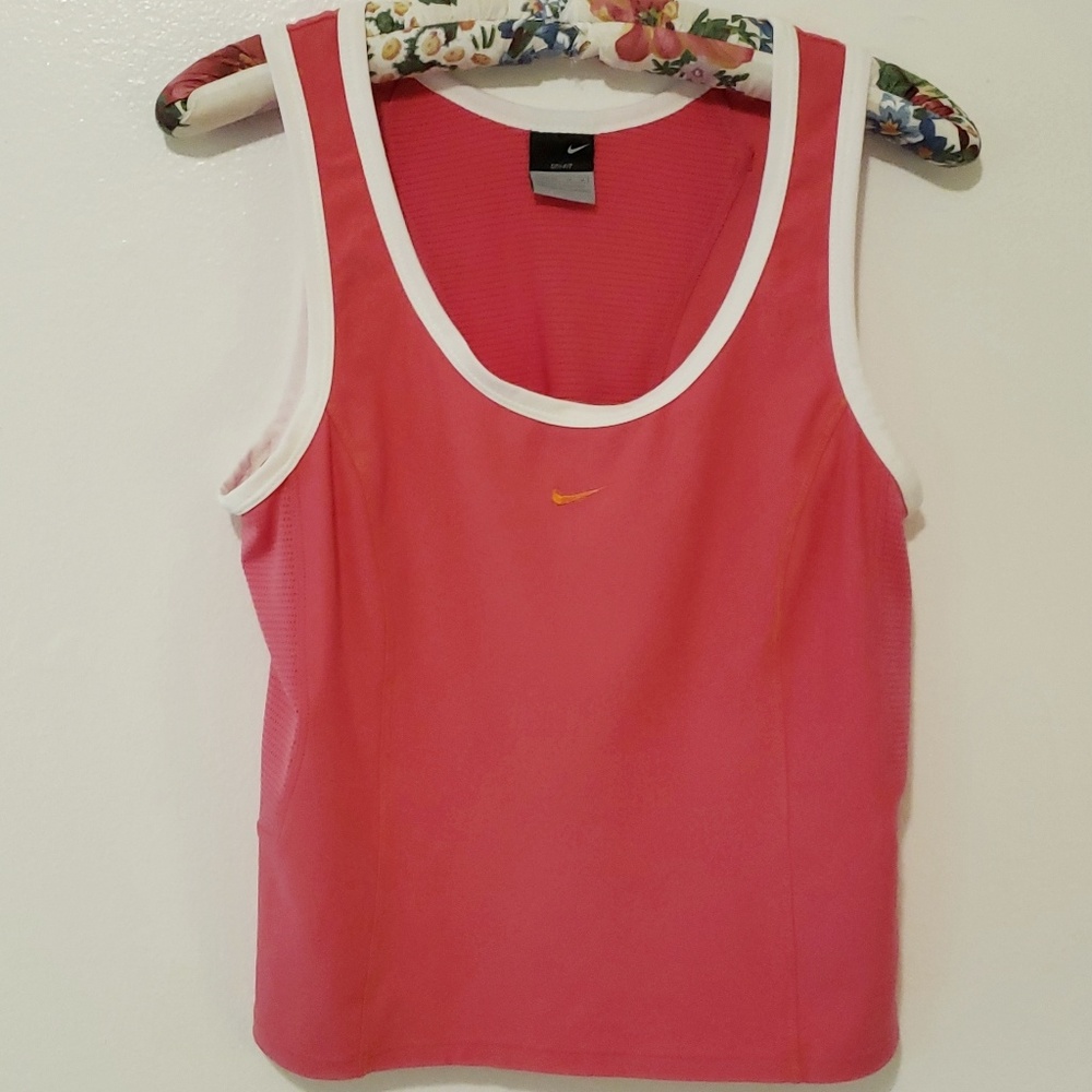 Nike pink top,Sz M